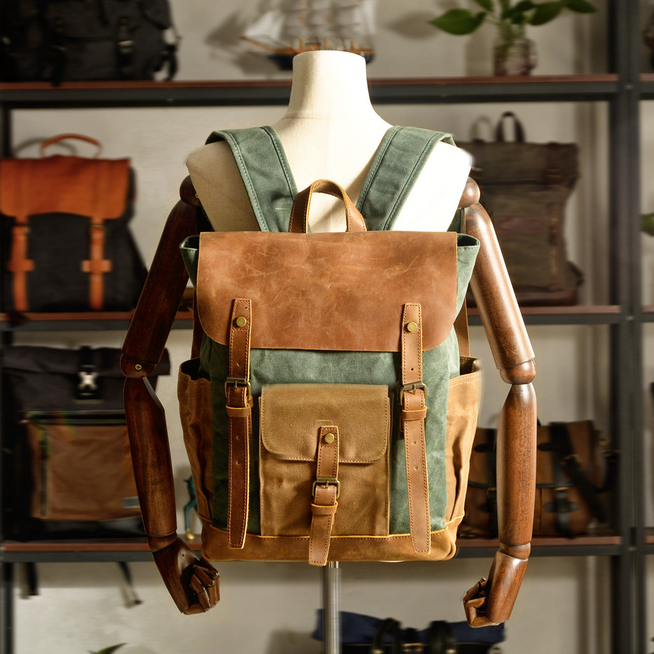 Vintage Laptop Backpack
