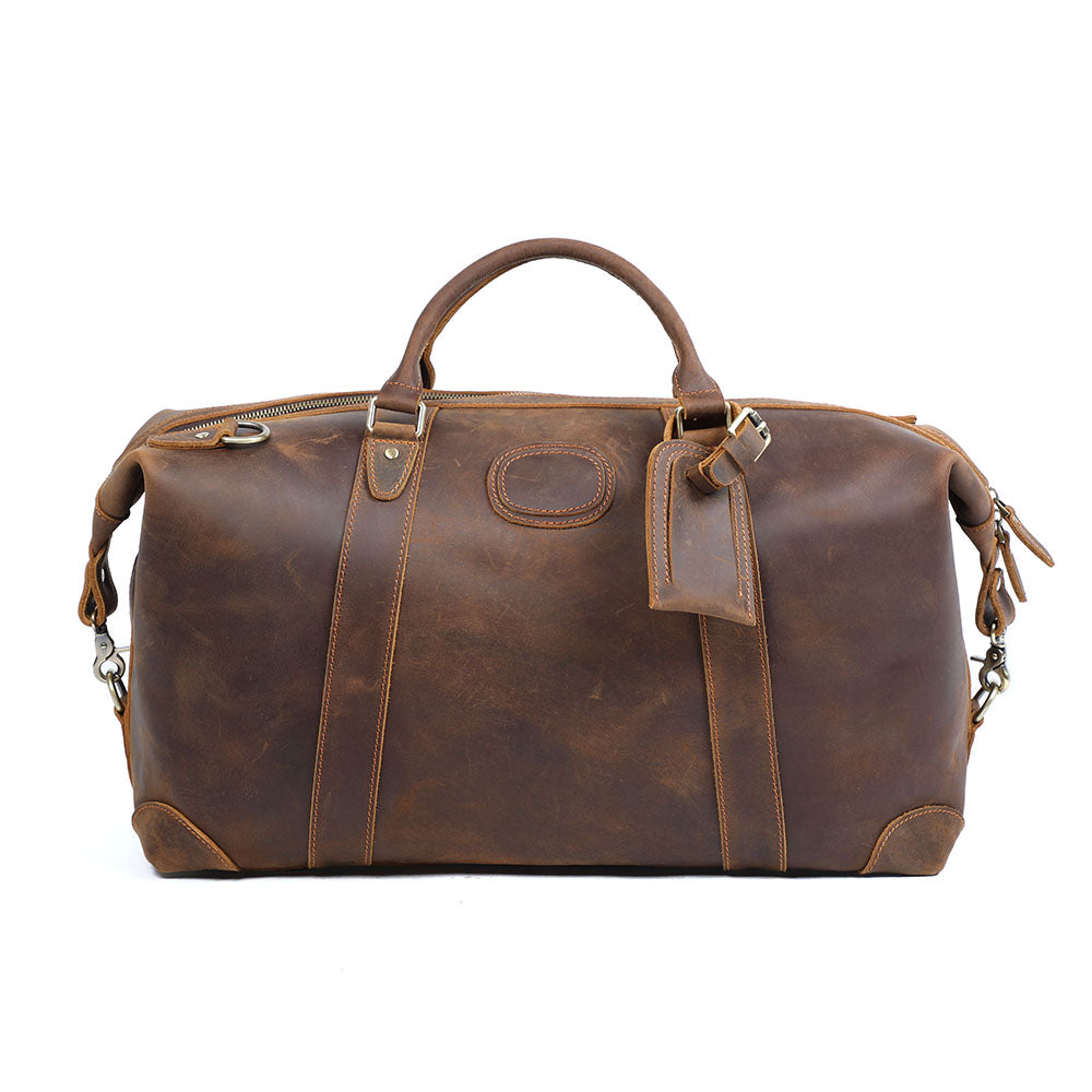Crazy Horse Leather Weekend Bag
