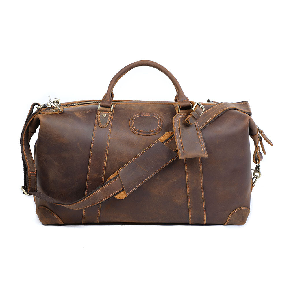 Crazy Horse Leather Weekend Bag