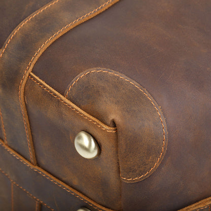 Crazy Horse Leather Weekend Bag