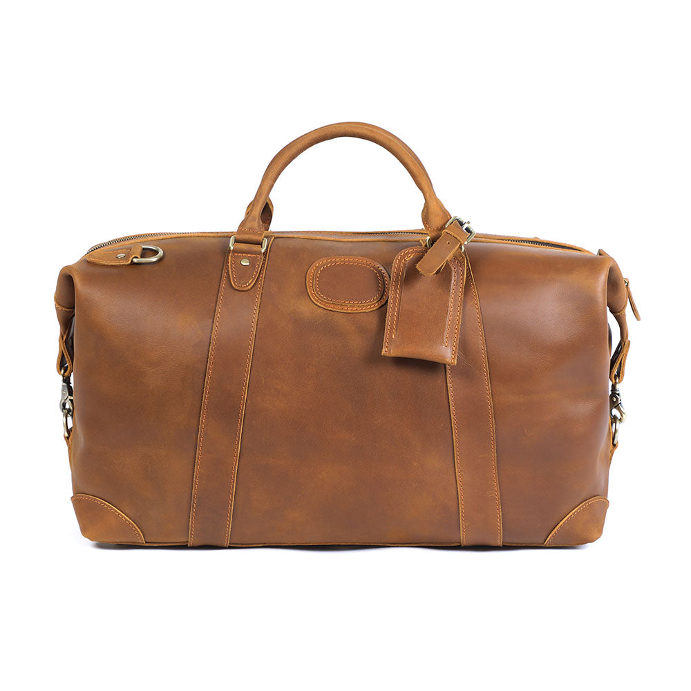 Crazy Horse Leather Weekend Bag