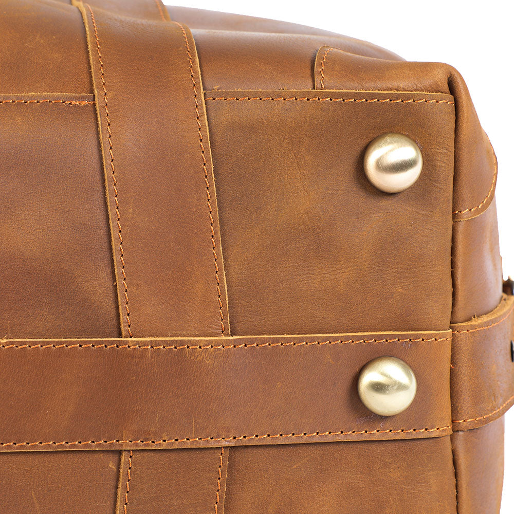 Crazy Horse Leather Weekend Bag