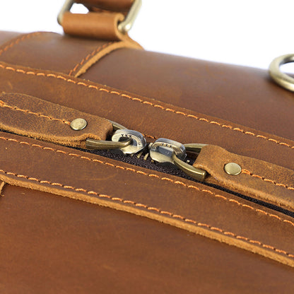 Crazy Horse Leather Weekend Bag