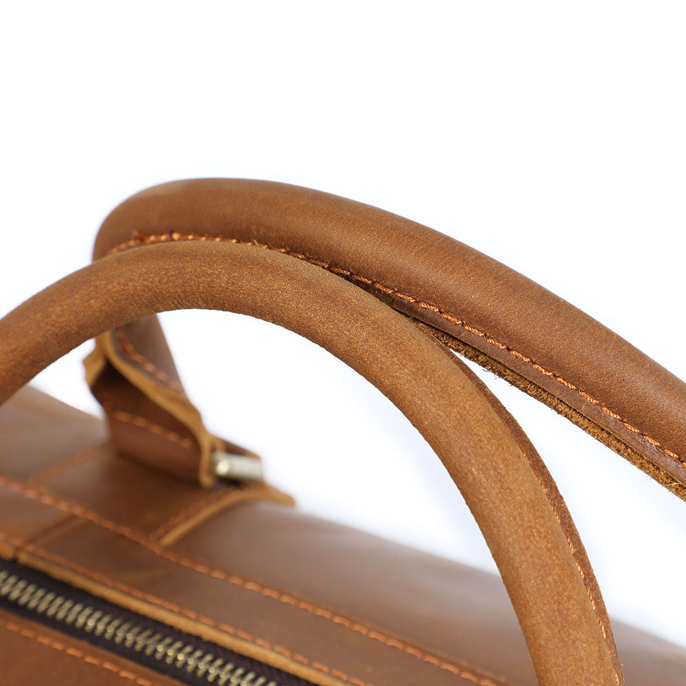 Crazy Horse Leather Weekend Bag