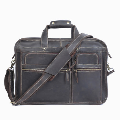 Crazy Horse Leather Briefcase