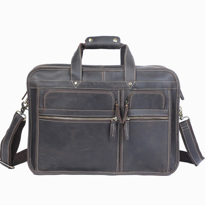 Crazy Horse Leather Briefcase