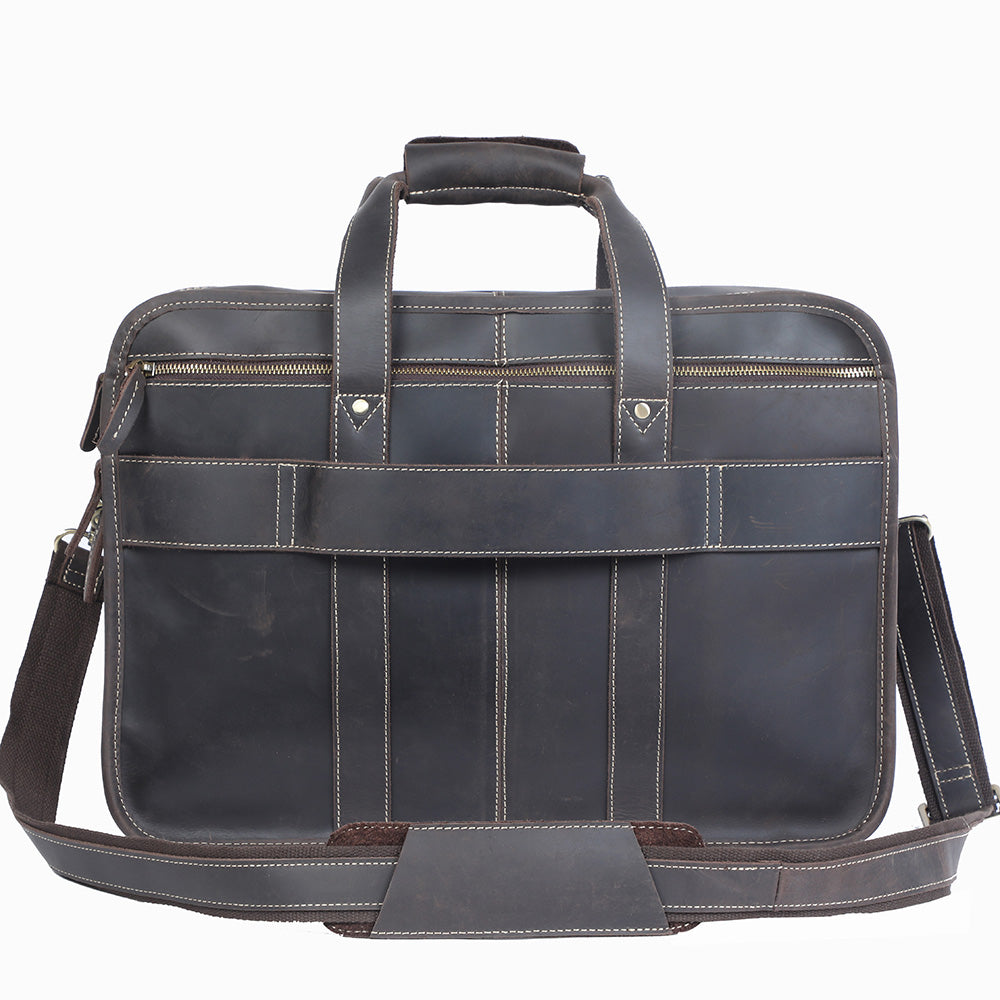Crazy Horse Leather Briefcase