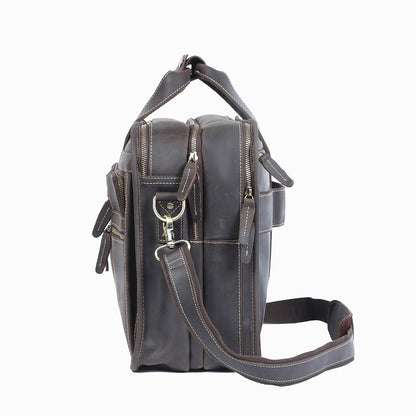 Crazy Horse Leather Briefcase