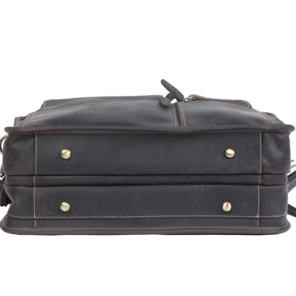 Crazy Horse Leather Briefcase