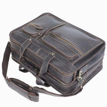 Crazy Horse Leather Briefcase
