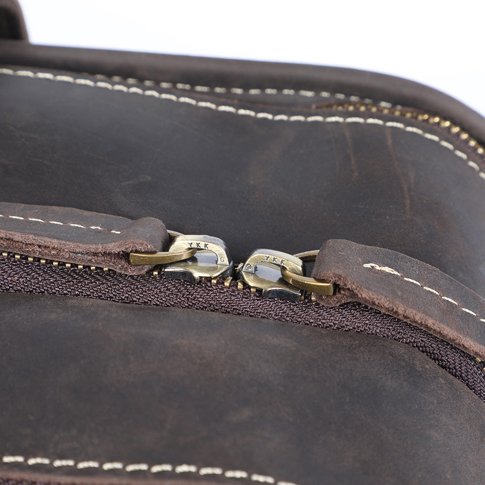 Crazy Horse Leather Briefcase