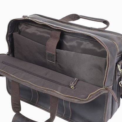 Crazy Horse Leather Briefcase