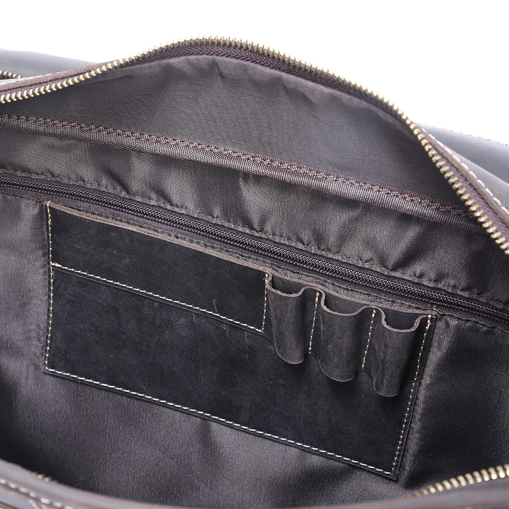 Crazy Horse Leather Briefcase