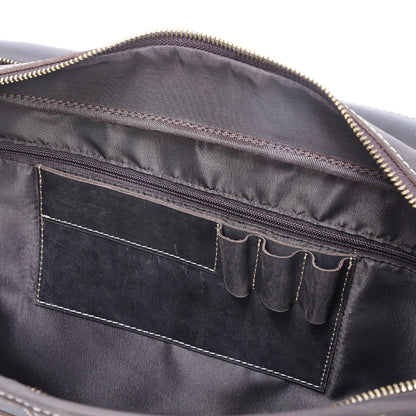 Crazy Horse Leather Briefcase