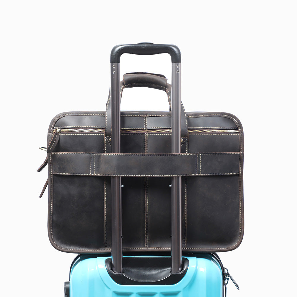 Crazy Horse Leather Briefcase