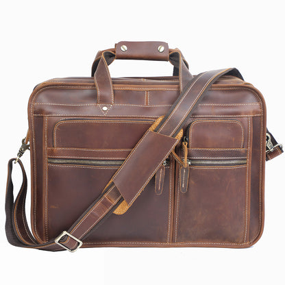 Crazy Horse Leather Briefcase
