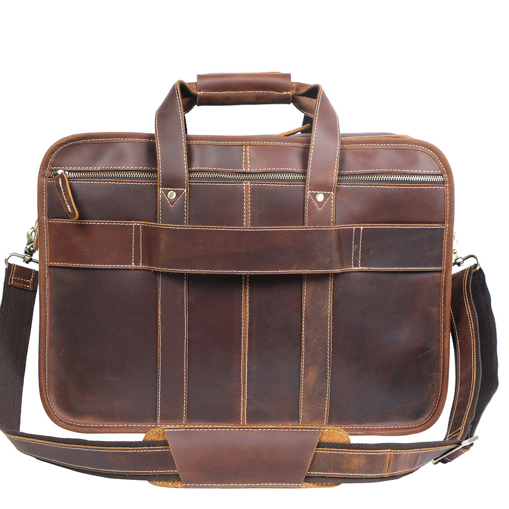 Crazy Horse Leather Briefcase