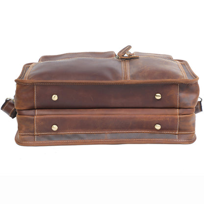 Crazy Horse Leather Briefcase