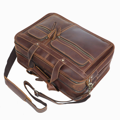 Crazy Horse Leather Briefcase