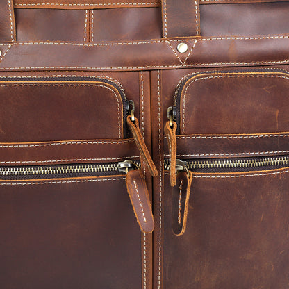 Crazy Horse Leather Briefcase