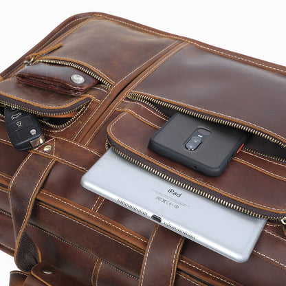 Crazy Horse Leather Briefcase