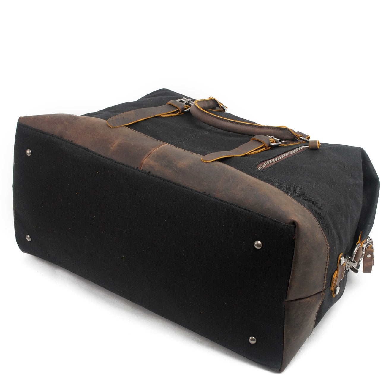 Durable Waxed Canvas Duffle Bag for Men