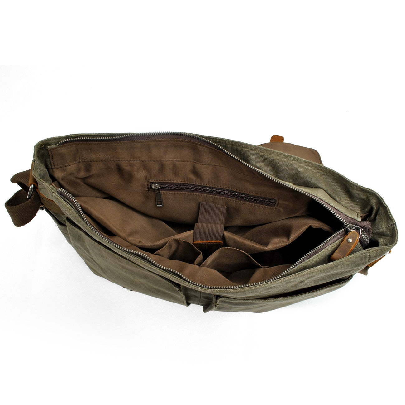 Waxed Canvas Crossbody Bag