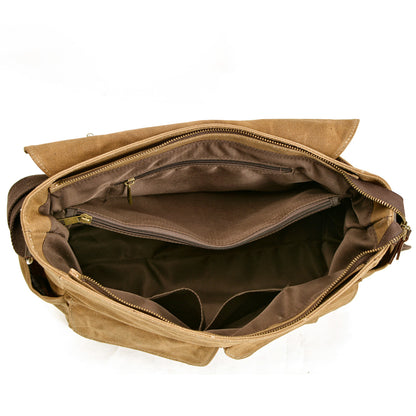 Men's Laptop Canvas Messenger Bag