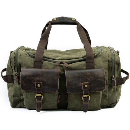 Wash Canvas Duffle Bag Large Capacity