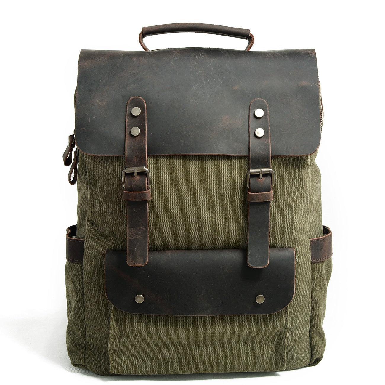 Canvas Leather Daypack