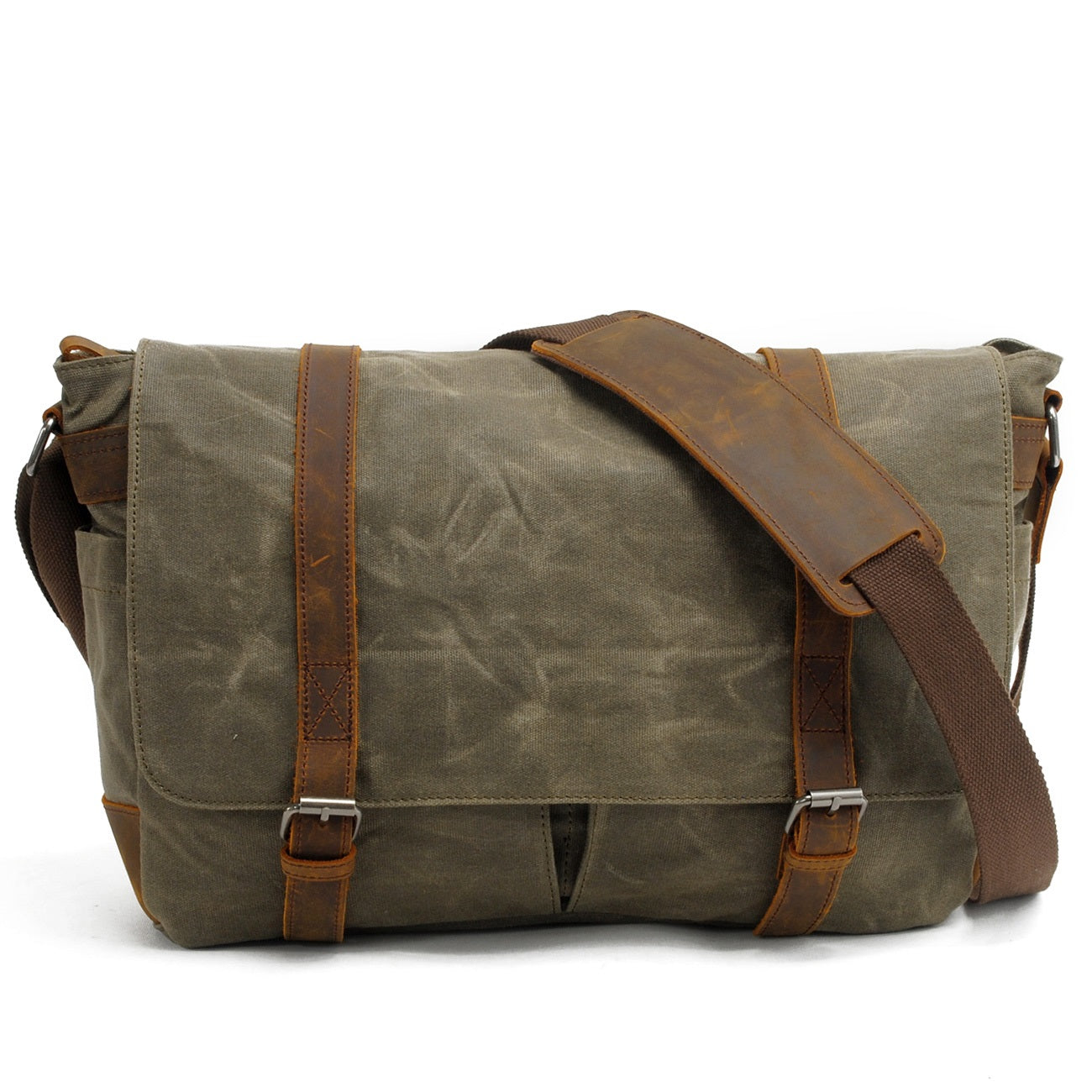 Waxed Canvas Crossbody Bag