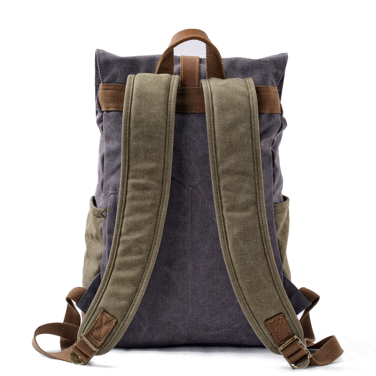 Mixed Color Canvas Daypack