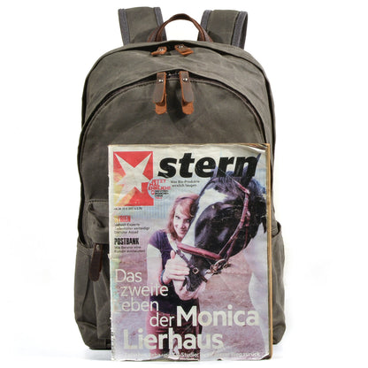 2 Layers Canvas Backpack