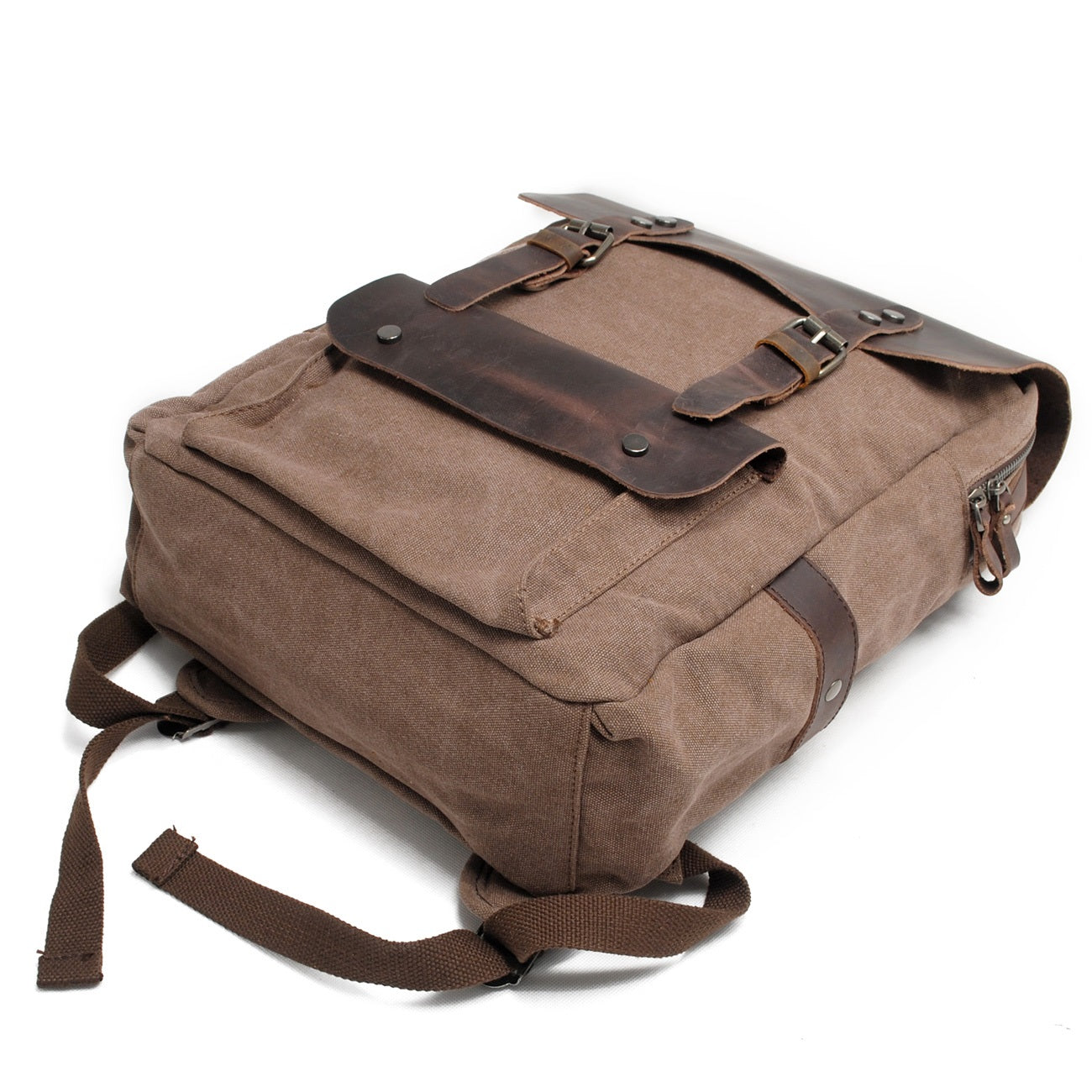 Canvas Leather Daypack