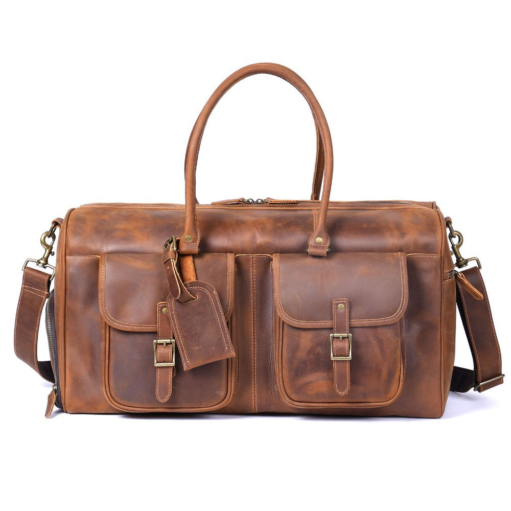 Big Size Leather Duffle Bag