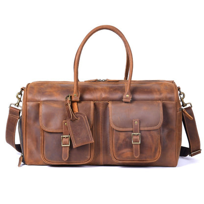 Big Size Leather Duffle Bag