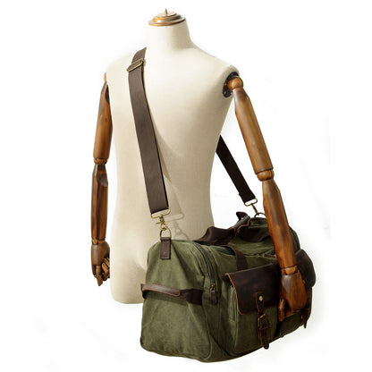 Wash Canvas Duffle Bag Large Capacity