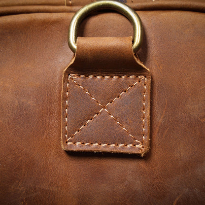 Big Size Leather Duffle Bag