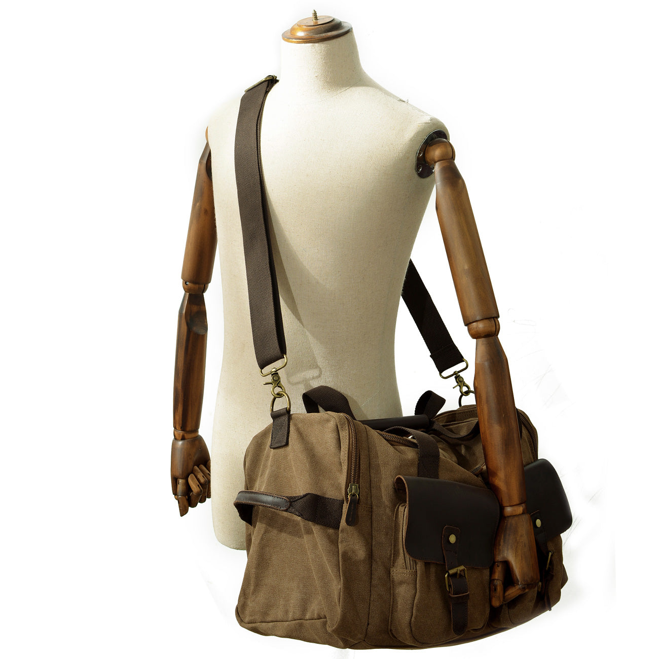 Wash Canvas Duffle Bag Large Capacity