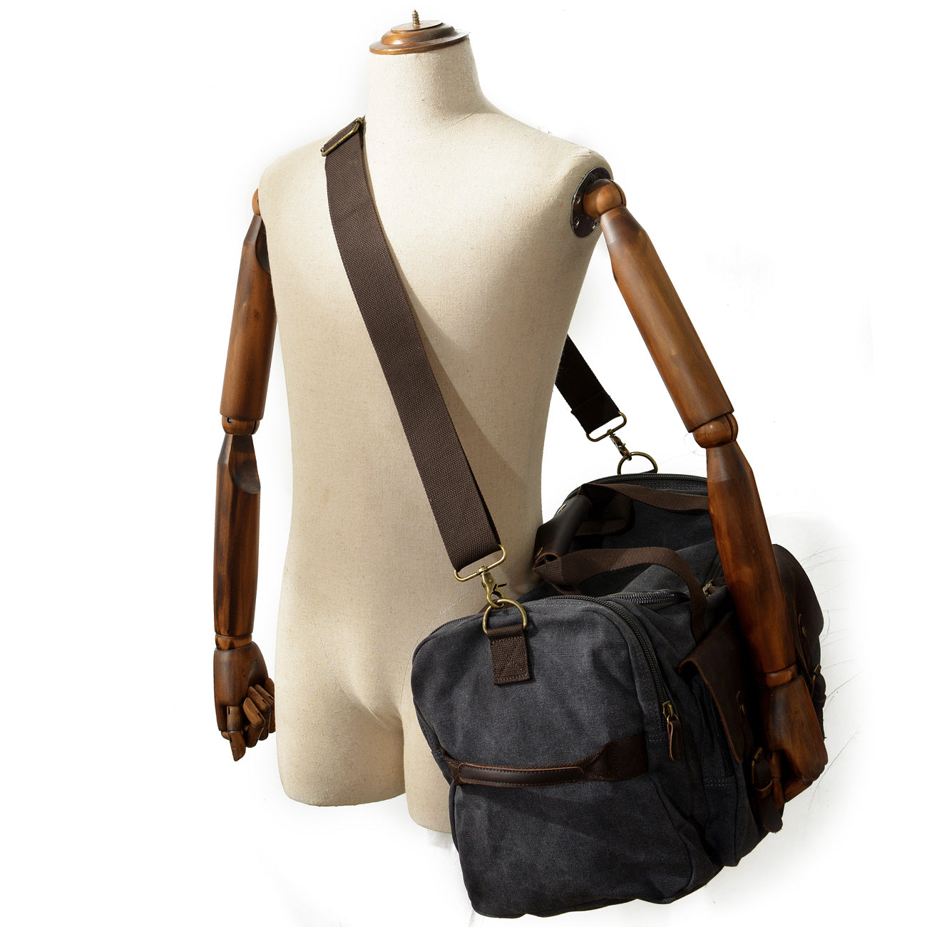 Wash Canvas Duffle Bag Large Capacity