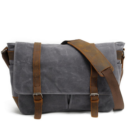 Waxed Canvas Crossbody Bag