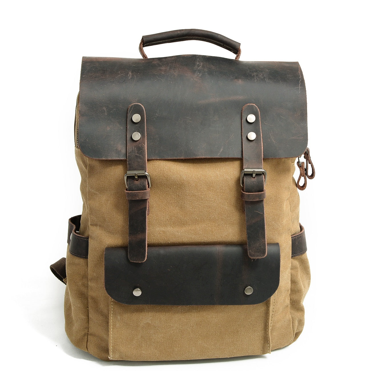 Canvas Leather Daypack