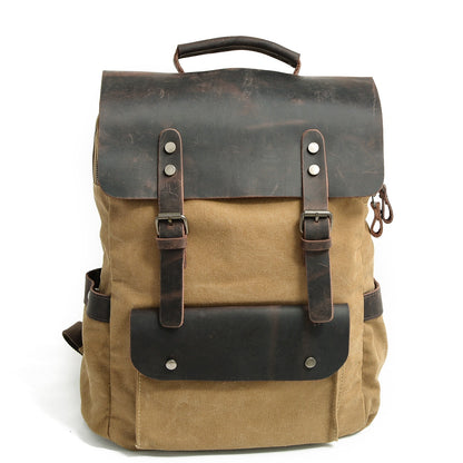 Canvas Leather Daypack