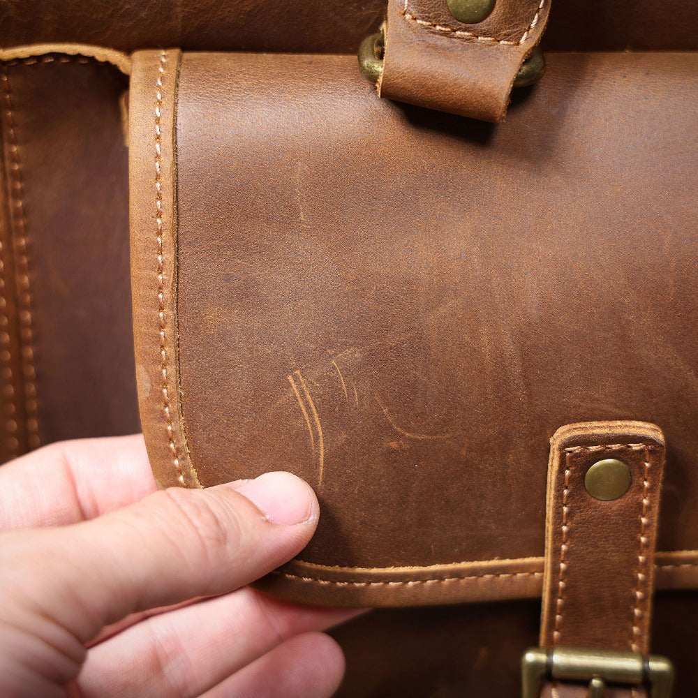 Big Size Leather Duffle Bag