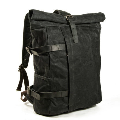 Waxed Backpack Versatile