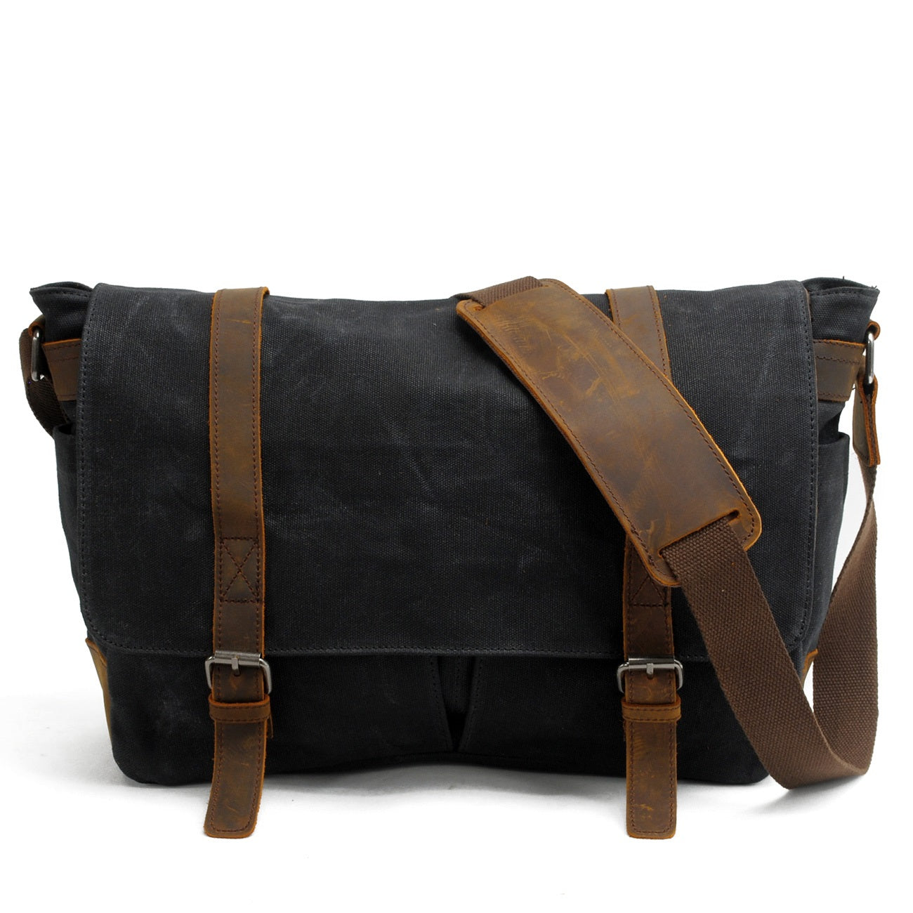 Waxed Canvas Crossbody Bag