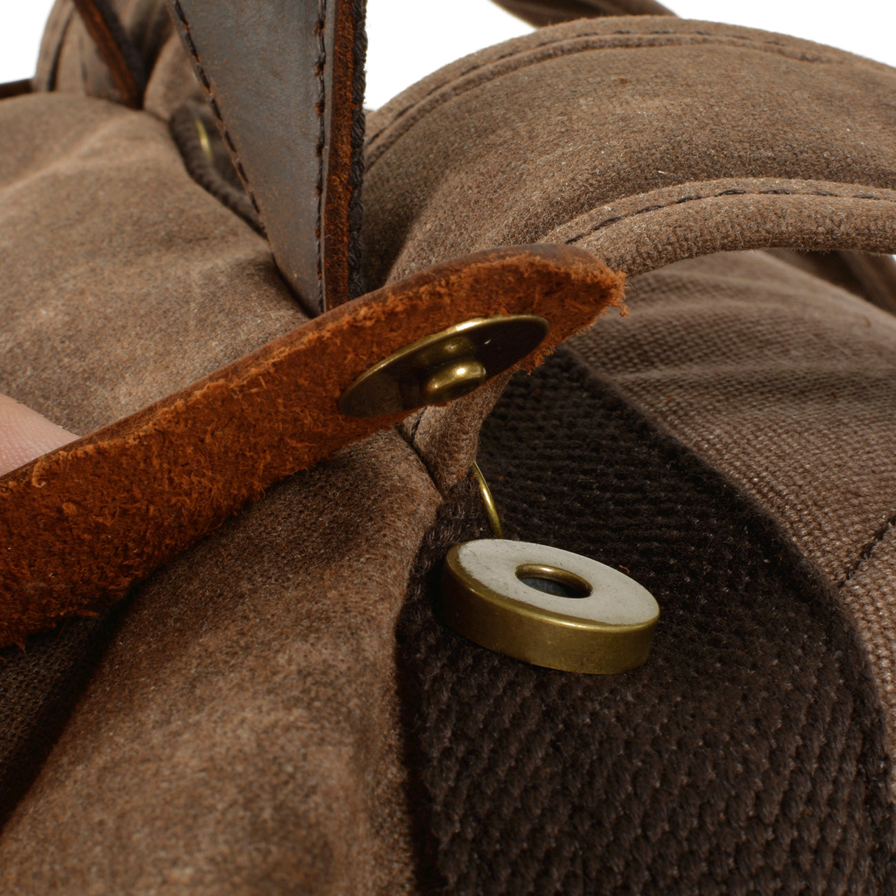 Men's Roll Top Canvas Backpack