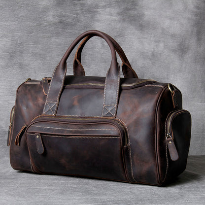 Retro Leather Weekend Bag