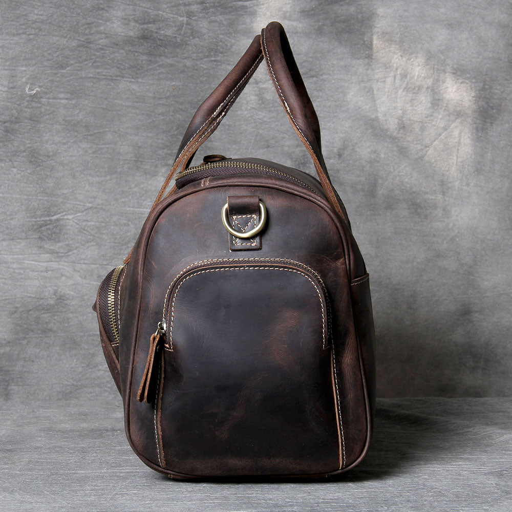 Retro Leather Weekend Bag