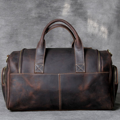 Retro Leather Weekend Bag